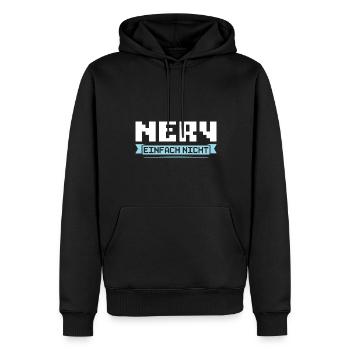 Gaming Zocken Konsole Geschenk - Männer Premium Bio Hoodie - Schwarz - Vorne - Nico (187cm)