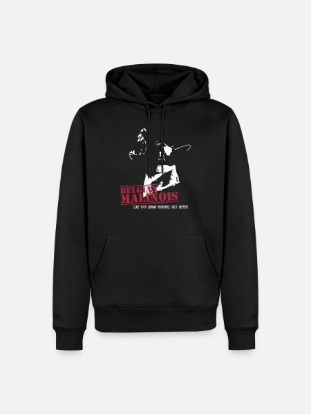 Malinois - Männer Premium Bio Hoodie - Schwarz