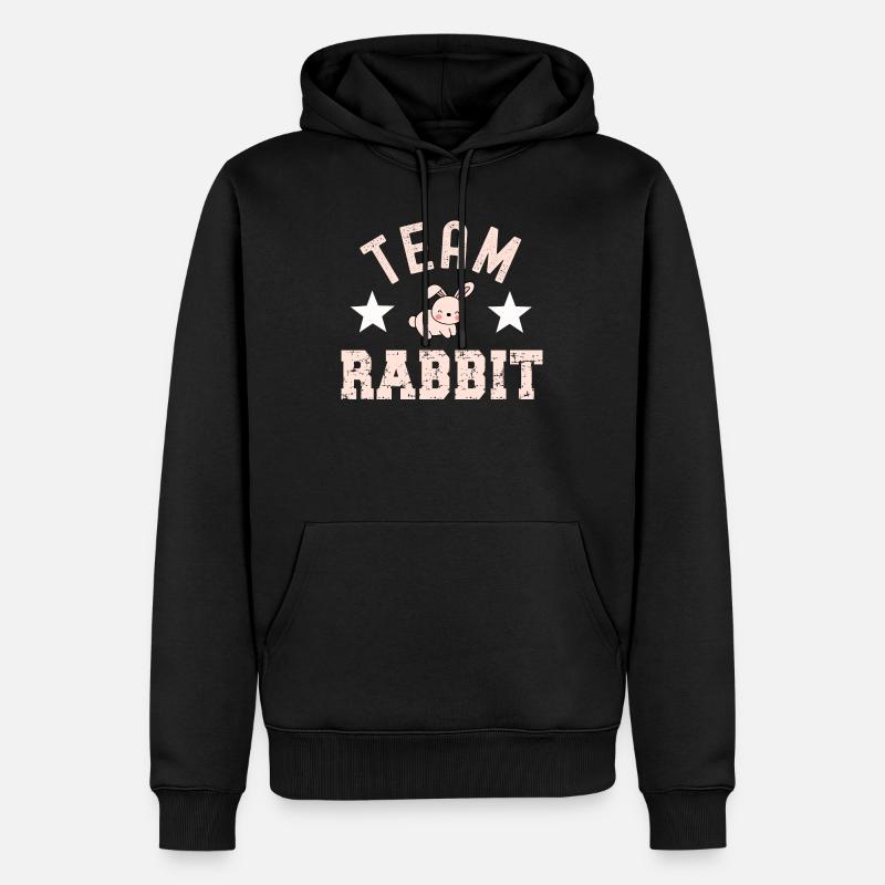 Lapin lapin - Sweat à capuche Premium bio Homme - noir