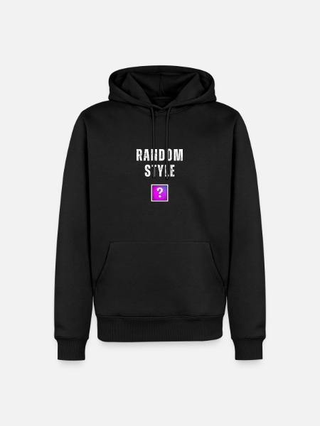Zufälliger Stil [?] - Männer Premium Bio Hoodie - Schwarz