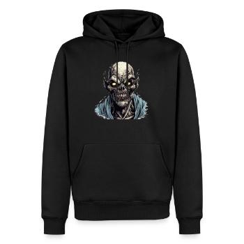 Monster Monster Demon Devil Vampire Guhl Zombie - Sweat à capuche Premium bio Homme - noir - Devant - Nico (187cm)