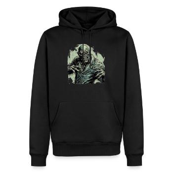 Monster Monster Demon Devil Vampire Guhl Zombie - Sweat à capuche Premium bio Homme - noir - Devant - Nico (187cm)