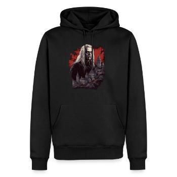 Monster Ungeheuer Dämon Teufel Vampir Guhl Zombie - Männer Premium Bio Hoodie - Schwarz - Vorne - Nico (187cm)