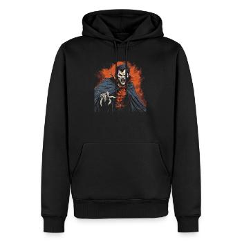 Monster Monster Demon Devil Vampire Guhl Zombie - Men’s Premium Organic Hoodie - black - Front - Nico (187cm)