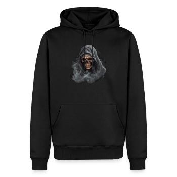 Monster Monster Demon Devil Vampire Guhl Zombie - Sweat à capuche Premium bio Homme - noir - Devant - Nico (187cm)