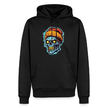 Monster Ungeheuer Dämon Teufel Vampir Guhl Zombie - Männer Premium Bio Hoodie - Schwarz - Vorne - Nico (187cm)