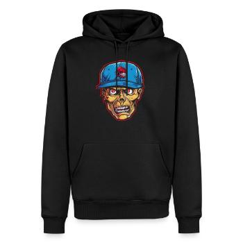 Monster Monster Demon Devil Vampire Guhl Zombie - Sweat à capuche Premium bio Homme - noir - Devant - Nico (187cm)