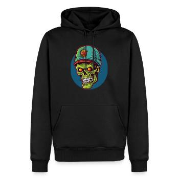 Monster Monster Demon Devil Vampire Guhl Zombie - Sweat à capuche Premium bio Homme - noir - Devant - Nico (187cm)