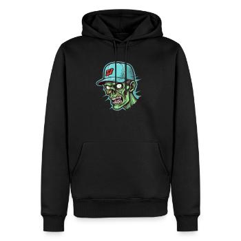 Monster Monster Demon Devil Vampire Guhl Zombie - Men’s Premium Organic Hoodie - black - Front - Nico (187cm)