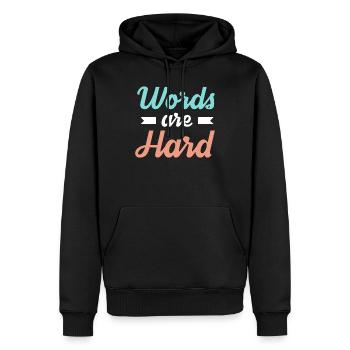 Logopäde Logopädie Sprachtherapeut - Männer Premium Bio Hoodie - Schwarz - Vorne - Nico (187cm)