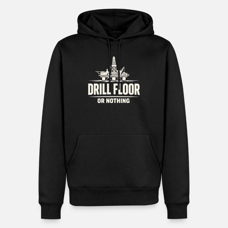 Offshore-bohrer-rig-bohrer Bohrboden Offshore - Männer Premium Bio Hoodie - Schwarz