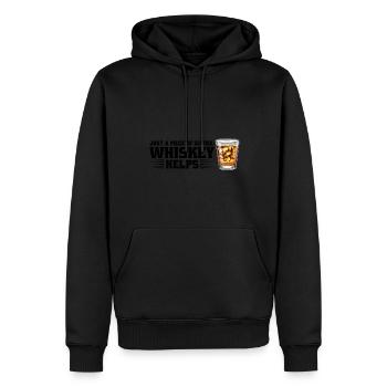 Whiskey trinken Whiskey trinken Whiskey Geschenk - Männer Premium Bio Hoodie - Schwarz - Vorne - Nico (187cm)