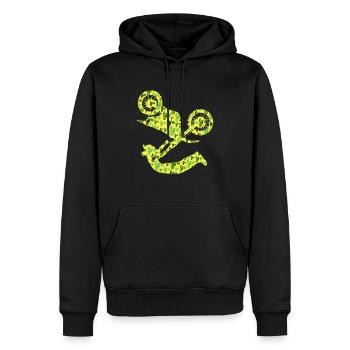 Dirt Biker Motards Motocross Homme Garçons - Sweat à capuche Premium bio Homme - noir - Devant - Nico (187cm)
