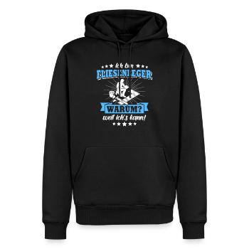 Fliesenleger Sprüche Fliesen Legen - Männer Premium Bio Hoodie - Schwarz - Vorne - Nico (187cm)