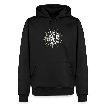 Mechanic Craftsman Car Mechanic - Men’s Premium Organic Hoodie - black - Front - Nico (187cm)
