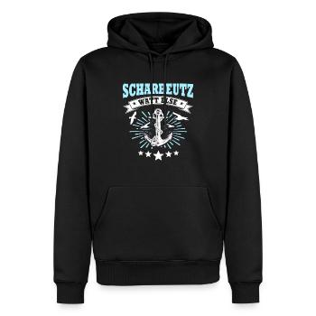 Scharbeutz Ostsee Scharbeutzer - Männer Premium Bio Hoodie - Schwarz - Vorne - Nico (187cm)