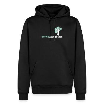 Trockenbauer Trockenbaumonteur Trockenbau - Männer Premium Bio Hoodie - Schwarz - Vorne - Nico (187cm)