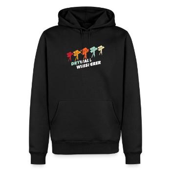 Trockenbaumonteur Trockenbau Trockenbauer - Männer Premium Bio Hoodie - Schwarz - Vorne - Nico (187cm)