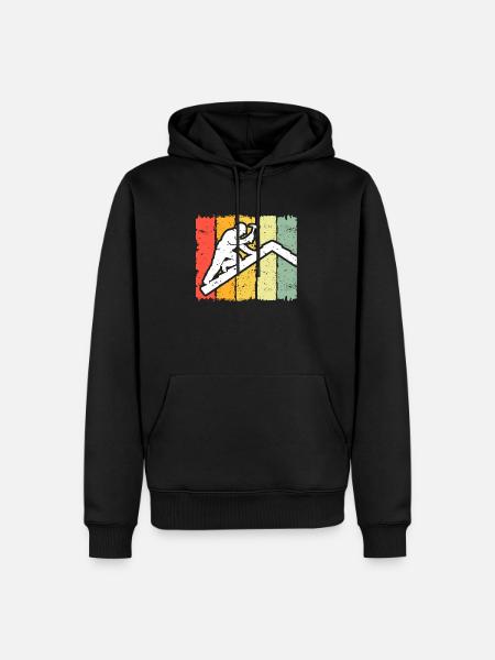 Dachdecker Motiv Dachdecken - Männer Premium Bio Hoodie - Schwarz