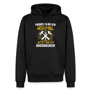 Dachdecker Dachspengler Dachklempner - Männer Premium Bio Hoodie - Schwarz - Vorne - Nico (187cm)