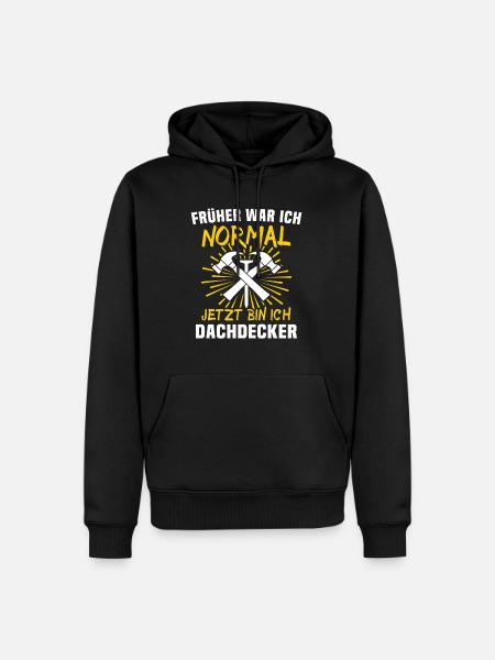 Dachdecker Dachspengler Dachklempner - Männer Premium Bio Hoodie - Schwarz