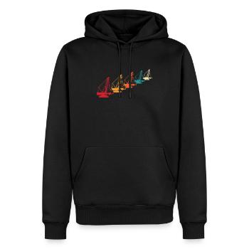 Crane Operator Crane Crane Driver - Men’s Premium Organic Hoodie - black - Front - Nico (187cm)