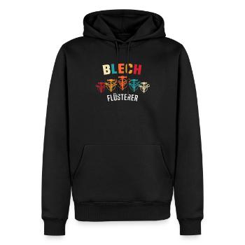 Spengler Bauspengler Spengeln - Männer Premium Bio Hoodie - Schwarz - Vorne - Nico (187cm)