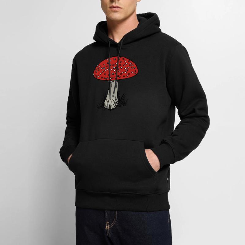 Toadstool colored Men’s Premium Organic Hoodie
