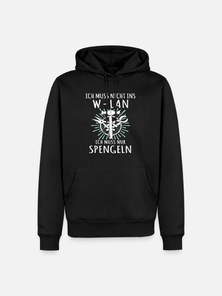 Spengler Beruf Bauspengler - Männer Premium Bio Hoodie - Schwarz