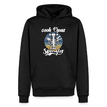 Spengler Opa Bauspengler Grossvater - Männer Premium Bio Hoodie - Schwarz - Vorne - Nico (187cm)