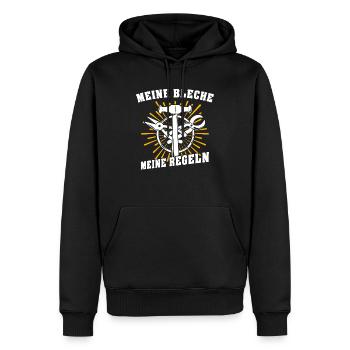 Spengler Beruf Bauspengler Sprüche - Männer Premium Bio Hoodie - Schwarz - Vorne - Nico (187cm)