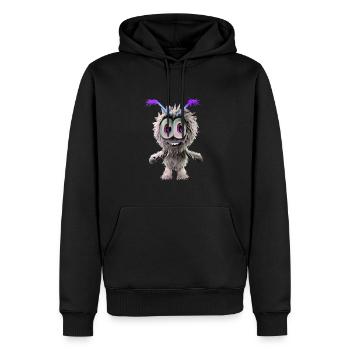 Mumzel Twiggy - Männer Premium Bio Hoodie - Schwarz - Vorne - Nico (187cm)