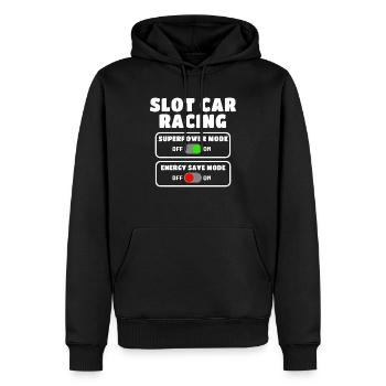 Slot Car Slotracing Slotcar - Männer Premium Bio Hoodie - Schwarz - Vorne - Nico (187cm)