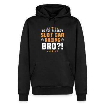 Slot Car Slotracing - Sweat à capuche Premium bio Homme - noir - Devant - Nico (187cm)