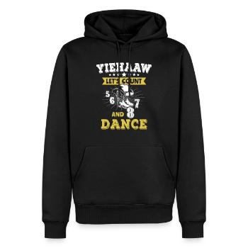 Line Dance Line Dancing - Männer Premium Bio Hoodie - Schwarz - Vorne - Nico (187cm)