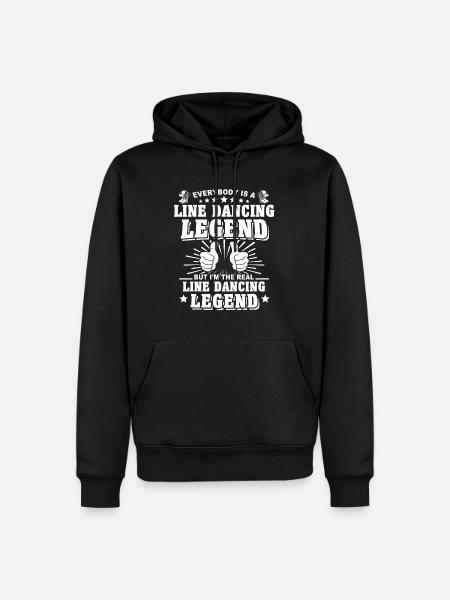 Line Dance Line Dancing - Men’s Premium Organic Hoodie - black