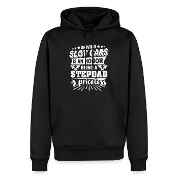 Stepdad Slot Car Stiefvater - Männer Premium Bio Hoodie - Schwarz - Vorne - Nico (187cm)