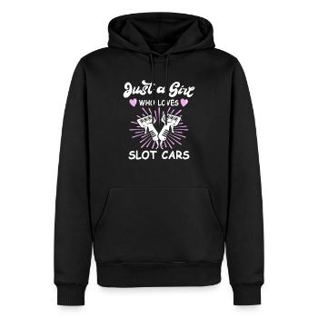 Slot Car Racing Slot Race - Männer Premium Bio Hoodie - Schwarz - Vorne - Nico (187cm)