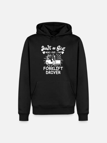 Gabelstapler Stapler Staplerfahrer - Männer Premium Bio Hoodie - Schwarz