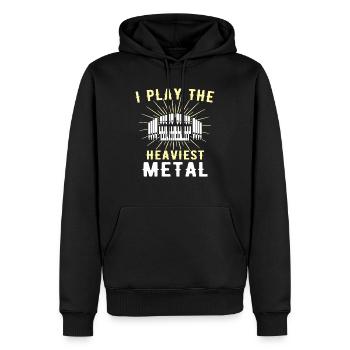 Kirchenorganist Organist Orgelspieler - Männer Premium Bio Hoodie - Schwarz - Vorne - Nico (187cm)