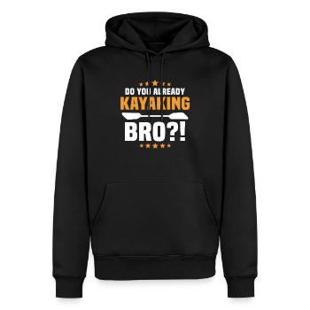 Kayaking Kayaker Kayak - Männer Premium Bio Hoodie - Schwarz - Vorne - Nico (187cm)