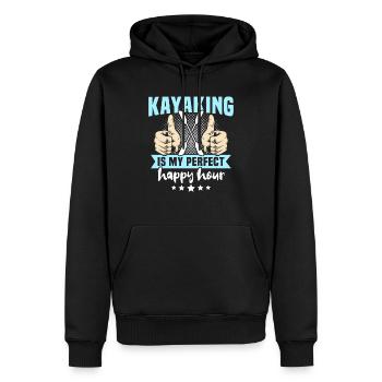 Kayaking Kayaker Kayak - Männer Premium Bio Hoodie - Schwarz - Vorne - Nico (187cm)