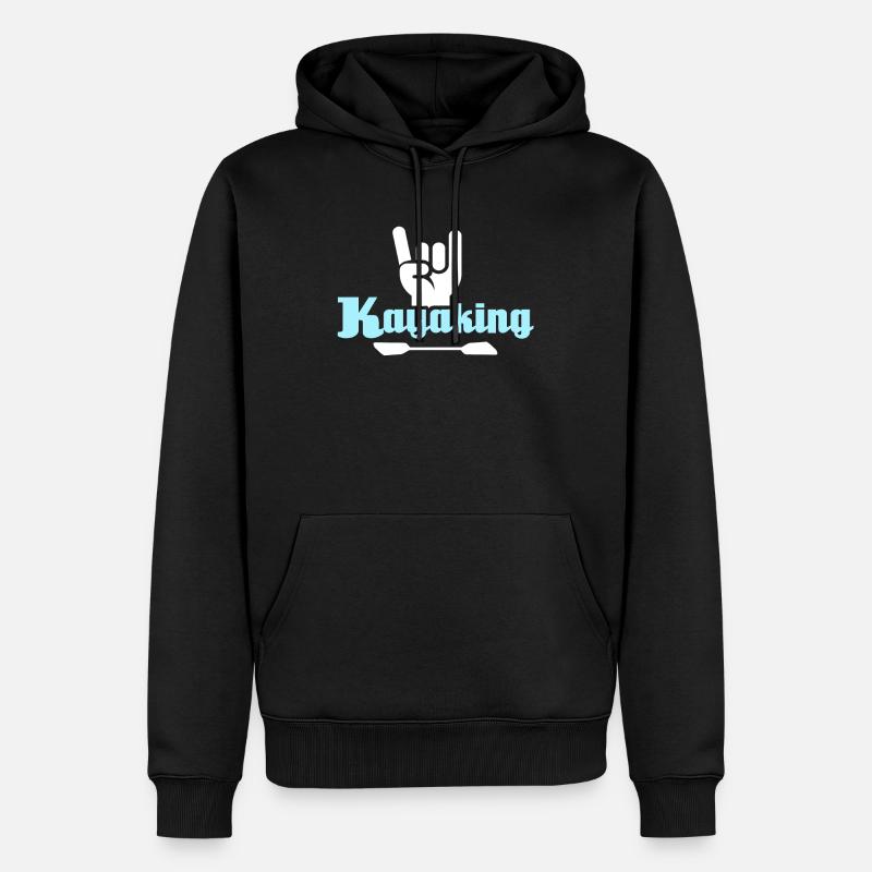 Kayaking Kayak - Sweat à capuche Premium bio Homme - noir