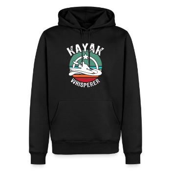Kayak Flüsterer Kayaking - Männer Premium Bio Hoodie - Schwarz - Vorne - Nico (187cm)