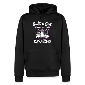 Kayak Filles Kayak - Sweat à capuche Premium bio Homme - noir - Devant - Nico (187cm)