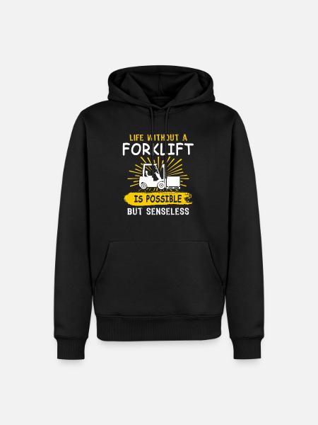 Forklift Forklift - Men’s Premium Organic Hoodie - black