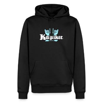 Kayaker Kayaking Kayak - Männer Premium Bio Hoodie - Schwarz - Vorne - Nico (187cm)