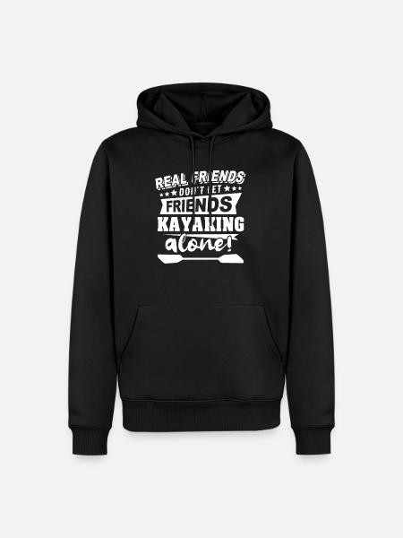 Kayaker Kayaking - Men’s Premium Organic Hoodie - black