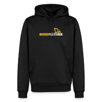 Excavator operator Excavator driver - Men’s Premium Organic Hoodie - black - Front - Nico (187cm)