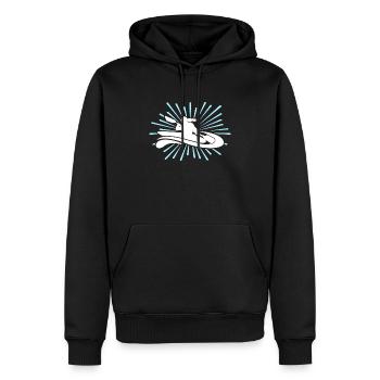 Kayaking Kayak - Männer Premium Bio Hoodie - Schwarz - Vorne - Nico (187cm)